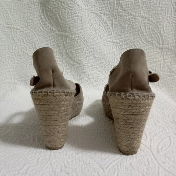 Juncal Aguirre Women’s Shoes Sandals Platform Size 39 Beige - Picture 5 of 8